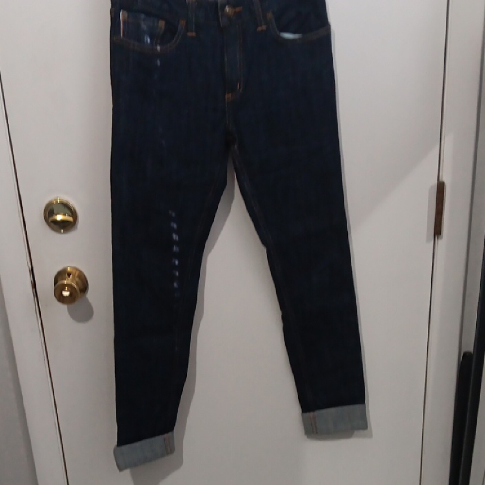 Betabrand Deep Indigo Skinny Jeans
